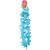 Two Tone Large Petal Leis/Turquoise - 12 Count